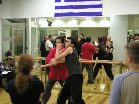 Wing Chun seminar in Athens with Grand Master William Cheung and the Si-Fu Christo K. Xiro