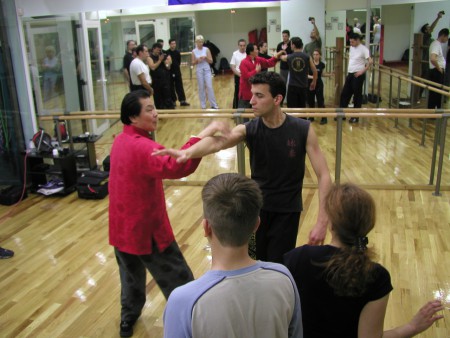 Wing Chun seminar in Athens with Grand Master William Cheung and the Si-Fu Christo K. Xiro
